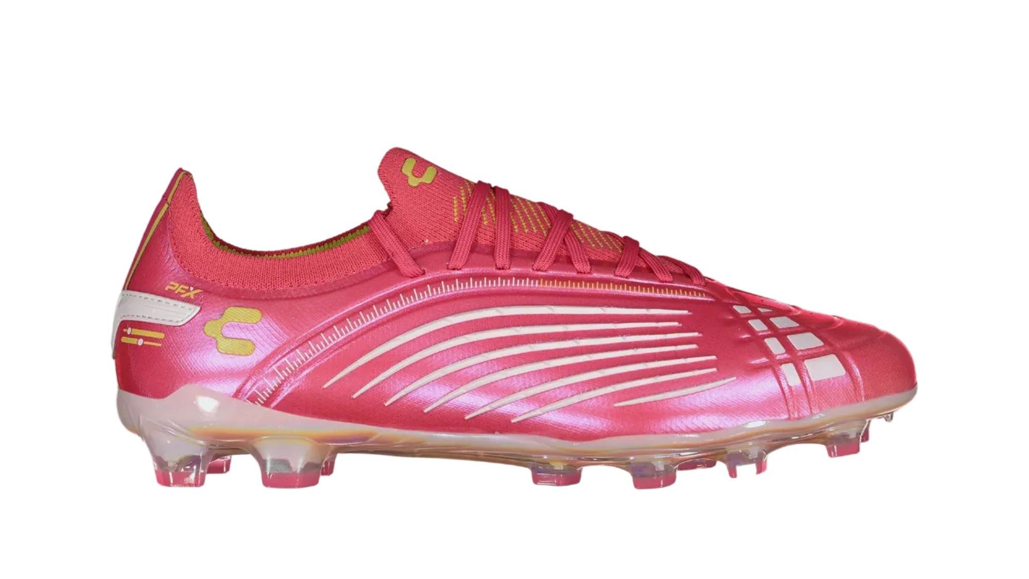 Charly Stingr PFX Fuchsia / Green Firm Ground Cleats