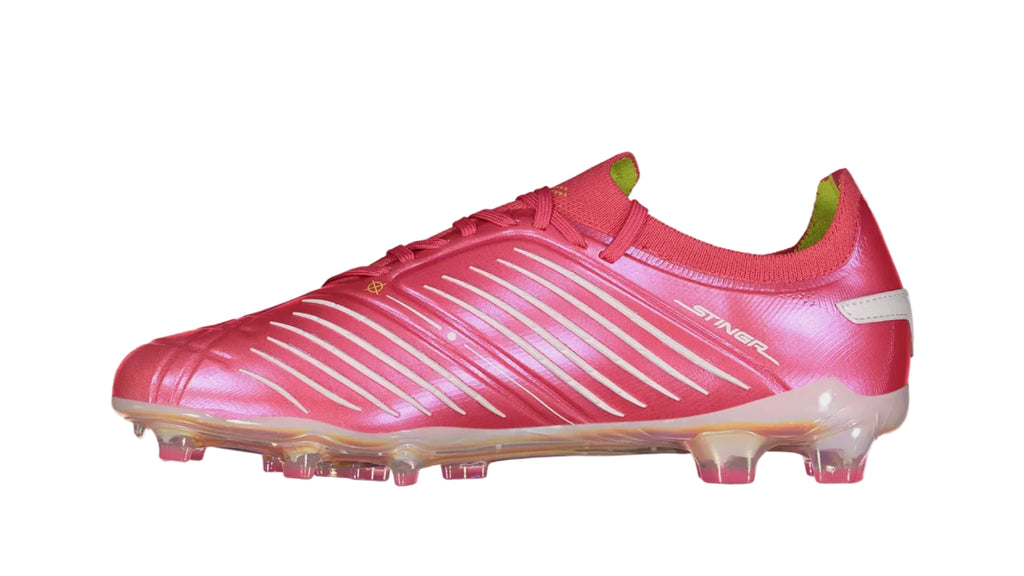 Charly Stingr PFX Fuchsia / Green Firm Ground Cleats