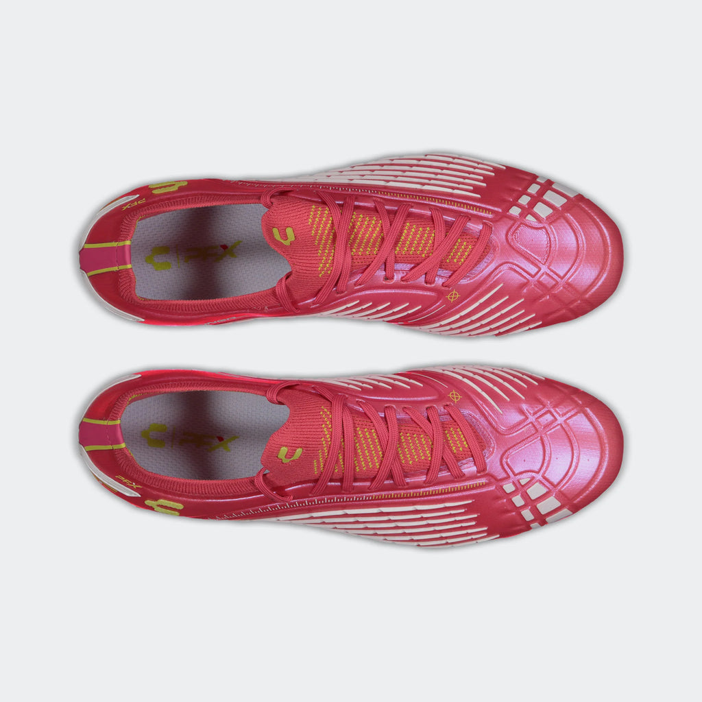 Charly Stingr PFX Fuchsia / Green Firm Ground Cleats