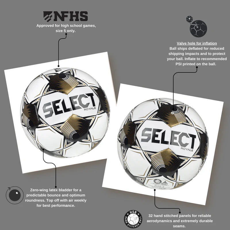 Select Royale NFHS V25 Soccer Ball