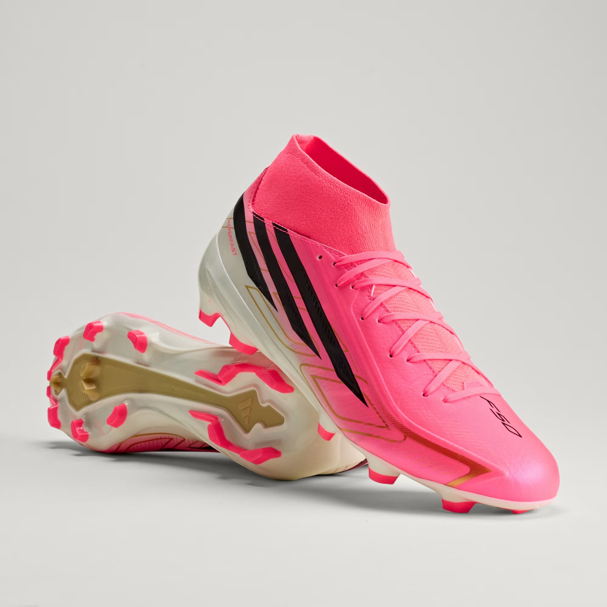 Adidas F50 HYPERFAST LEAGUE Mid Firm Ground Soccer Cleats