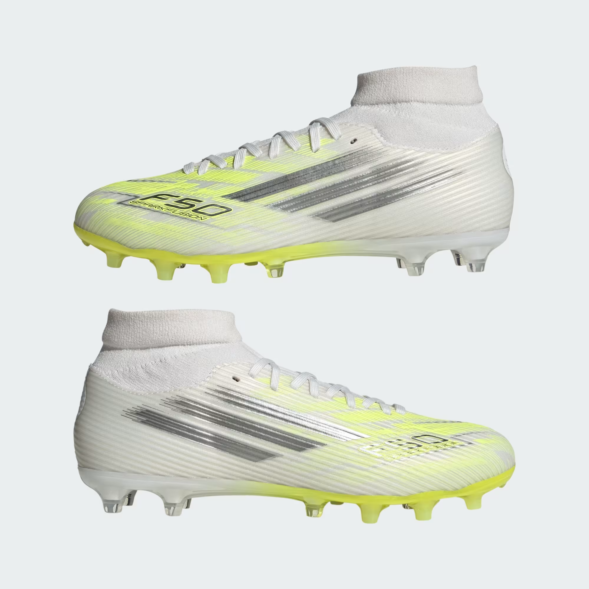 Adidas F50 SPARKFUSION LEAGUE Mid Cut Firm Ground / Artificial Ground Soccer Cleats